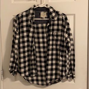 Forever 21 Black and White flannel